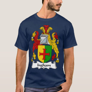 Ingham Coat of Arms Family Crest  T-Shirt