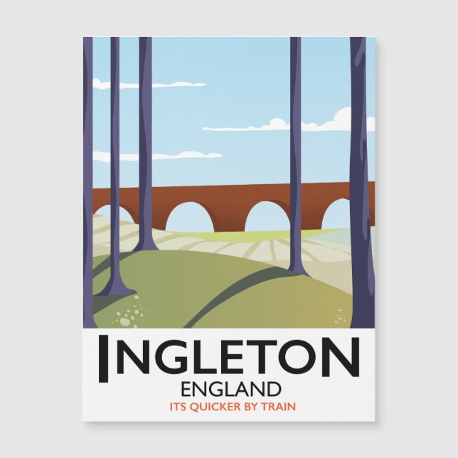 Ingleton England train travel poser (Front)
