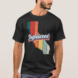 Inglewood City Retro Vintage Hometown California T-Shirt