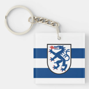 Ingolstadt city flag germany symbol emblem dragon keychain