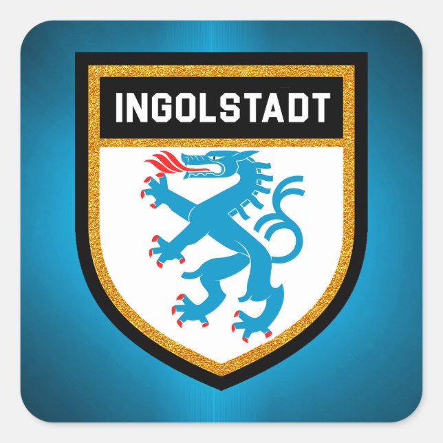 Ingolstadt Flag Square Sticker (Front)