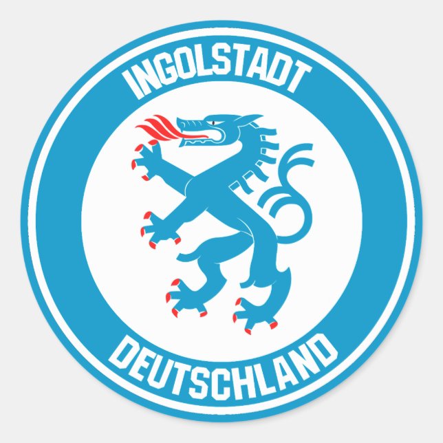 Ingolstadt Round Emblem Classic Round Sticker (Front)