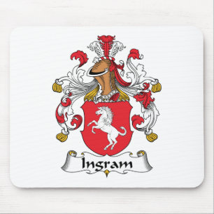 Ingram Family Crest Mouse Pad