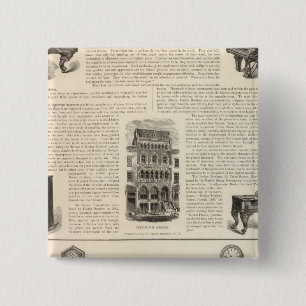 Ingrapham and Gamewell Company 2 Inch Square Button