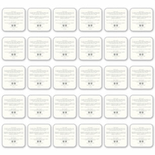 Ingrédients de produit de beauté Sticker 2 pouces 