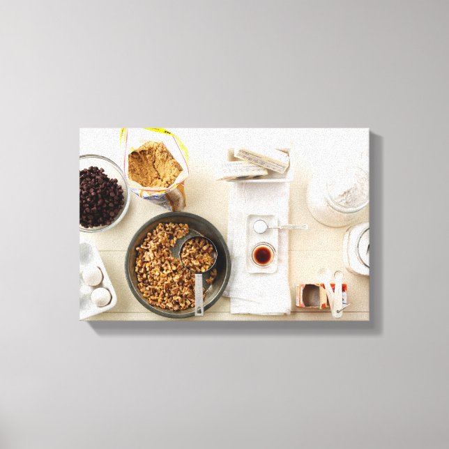 Ingredients & Tools 3 Canvas Print (Front)