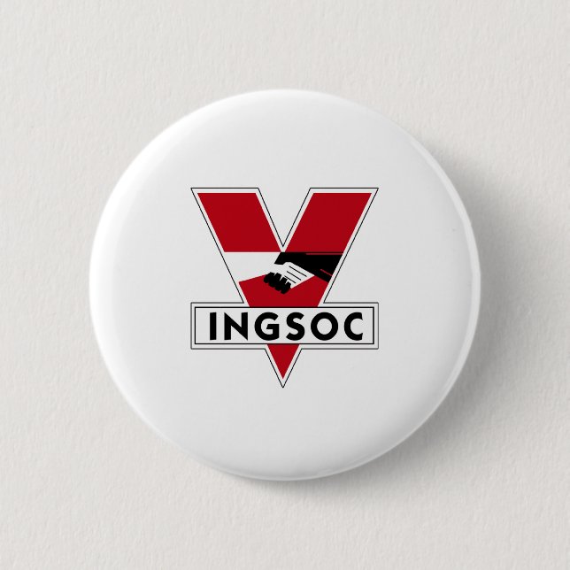 INGSOC Logo 2 Inch Round Button (Front)