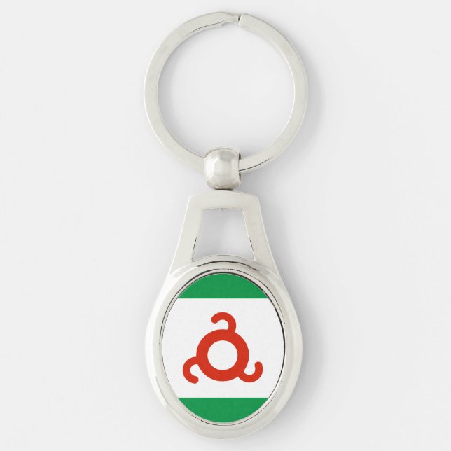 Ingushetia Flag Keychain (Front)