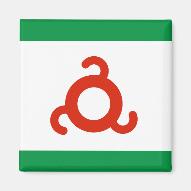 Ingushetia Flag Magnet (Front)