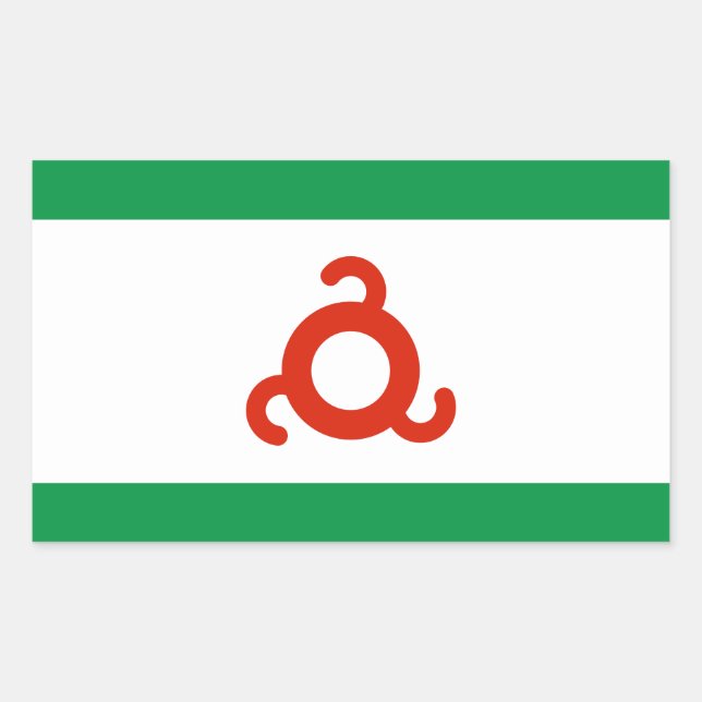 Ingushetia Flag Sticker (Front)