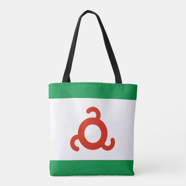 Ingushetia Flag Tote Bag (Back)
