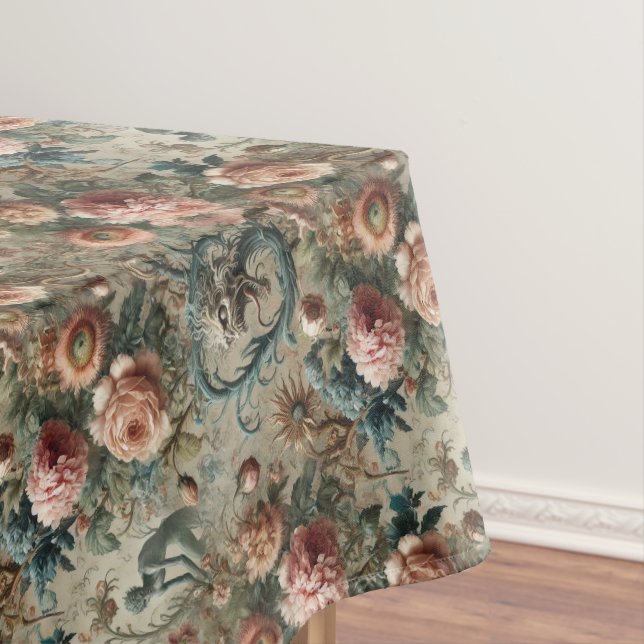 Inhabitable Doom – Gothic Medium Pattern Tablecloth (In Situ)