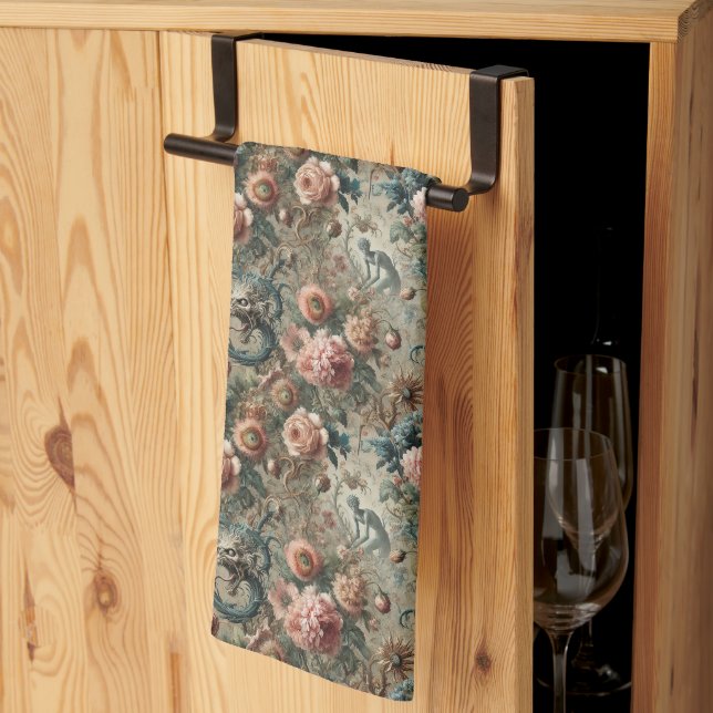 Inhabitable Doom – Gothic Victorian Kitchen Towel (Thirds Fold)