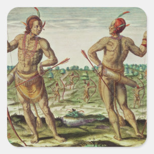 Inhabitants of Virginia Square Sticker
