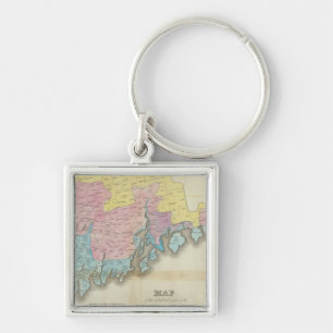 Inhabited Parts of Maine Keychain