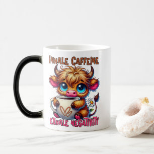 Inhale Caffeine Exhale Negativity Magic Mug