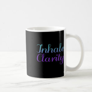 Inhale Clarity Purple Suicide Prevention Awareness Coffee Mug