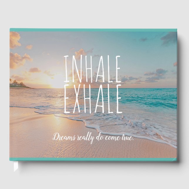 Inhale Exhale Caribbean Guest Book Memories (Front)
