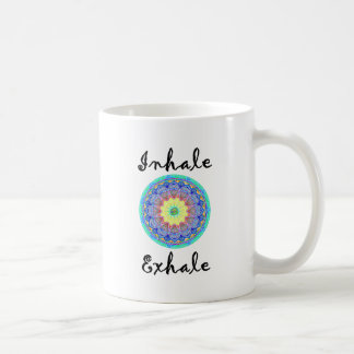 inhale exhale coffee mug