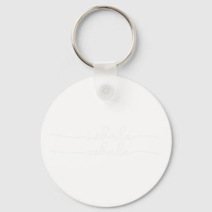Inhale Exhale Workout Exercise Yoga Keychain