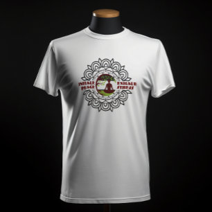 Inhale Peace Exhale Stress Yoga  Meditation Chakra T-Shirt