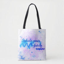 Inhalo to escape the routine | Inh aquarelle desig