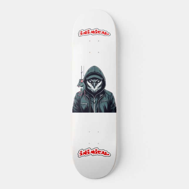 Inimical Apex Predator Series Owl X Skateboard (Front)