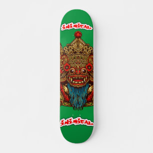 Inimical Barong Mask Deck Skateboard