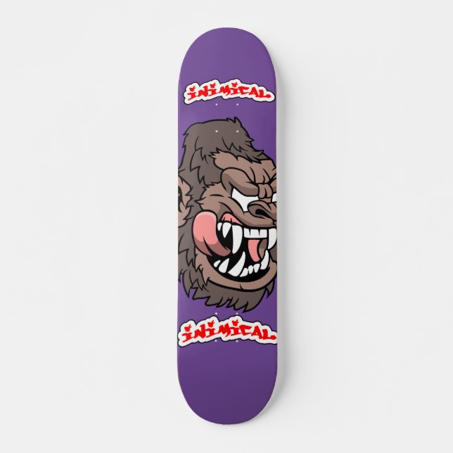 Inimical Big Gorilla Skateboard Deck (Front)