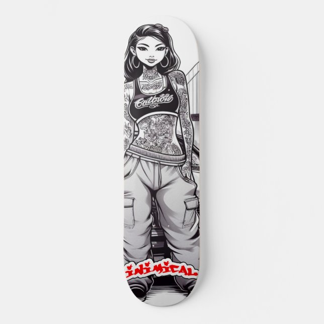 Inimical California Girl Skateboard (Front)