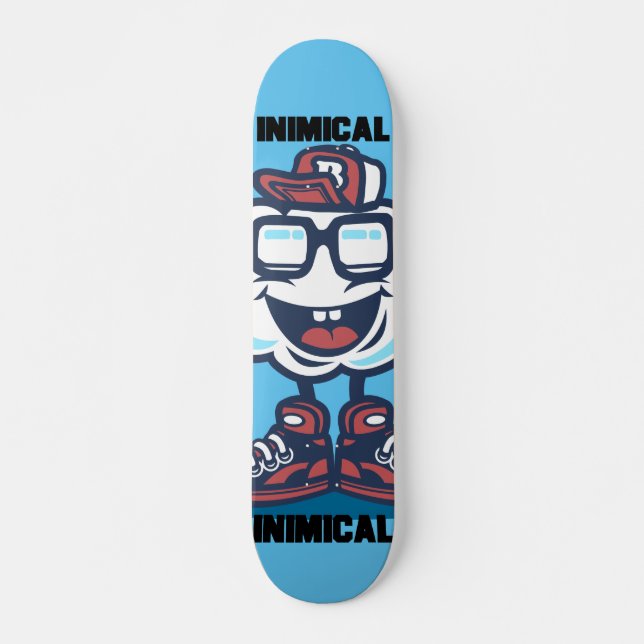 Inimical Chill Cloud  Skateboard (Front)