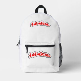 Inimical Classic Woods Graffiti Tag Logo  Printed Backpack