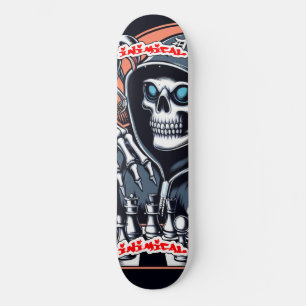 Inimical Detroit Chess Reaper #2 Skateboard