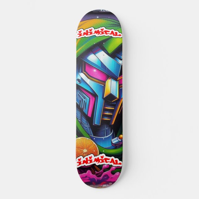 Inimical Doom  Skateboard (Front)