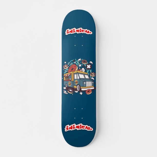 Inimical Doughnut Van  Skateboard (Front)