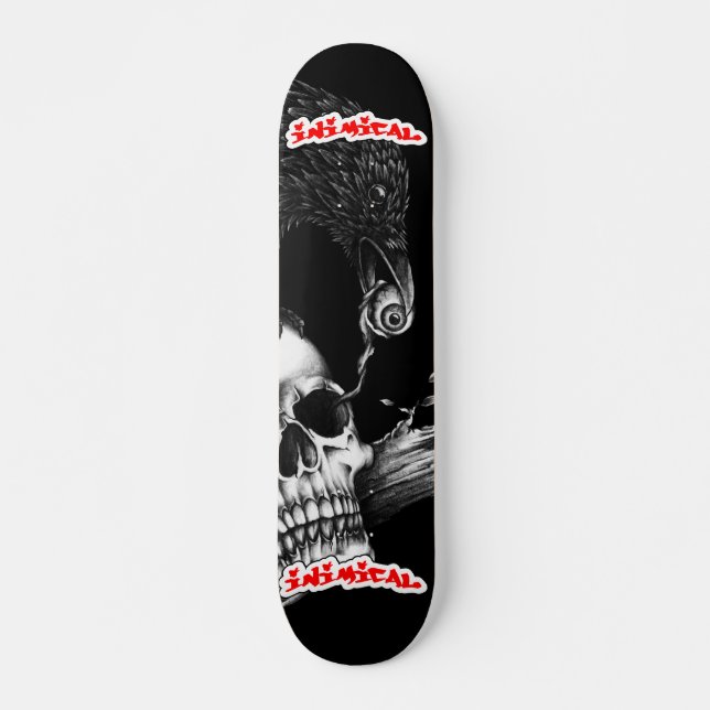 Inimical Eating Crow Deck  Skateboard (Front)