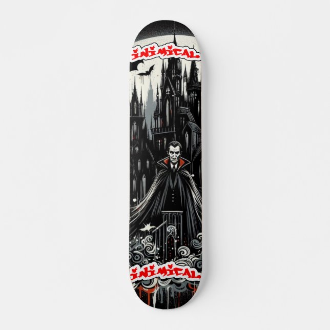 Inimical Gothic Dracula  Skateboard (Front)