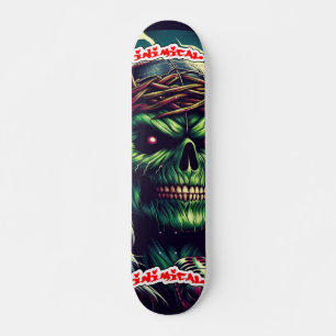 Inimical Heavy Metal Closeup Skateboard