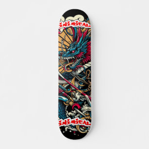 Inimical Japanese Abstract  Skateboard