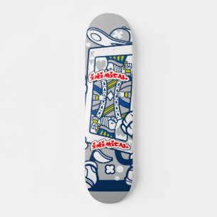 Inimical Playing Card Skateboard