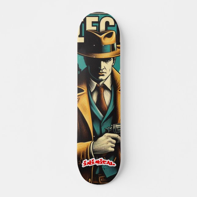 Inimical Pulp Detective  Skateboard (Front)