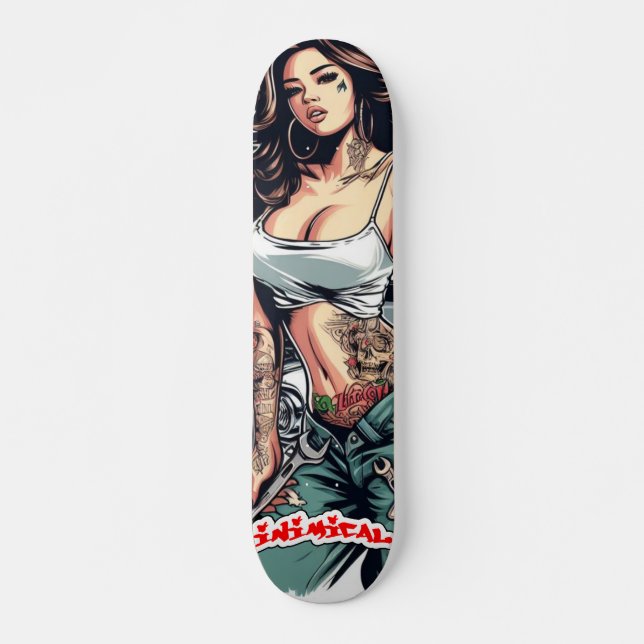 Inimical Rosarita  Skateboard (Front)