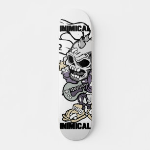 Inimical Skull Punker Skateboard