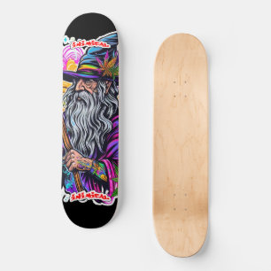 Inimical Wavy Japanese Maple Leaf Wizard  Skateboard