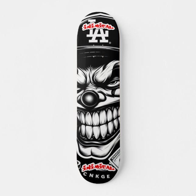Inimical Wicked Jester  Skateboard (Front)