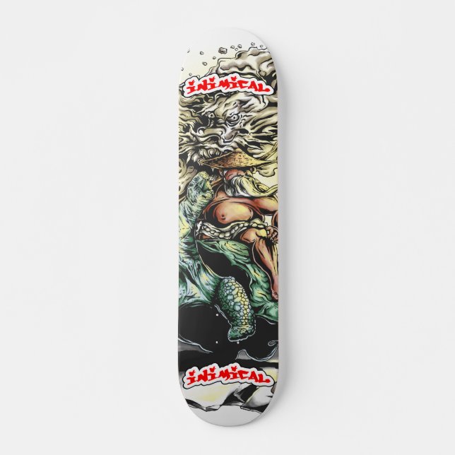 Inimical Wise Old Man Deck  Skateboard (Front)