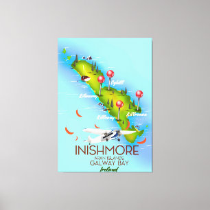 Inishmore Aran Islands Galway Bay Ireland Canvas Print