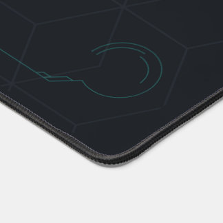 Init Focus Mode Cyberpunk HUD Developer Desk Mat
