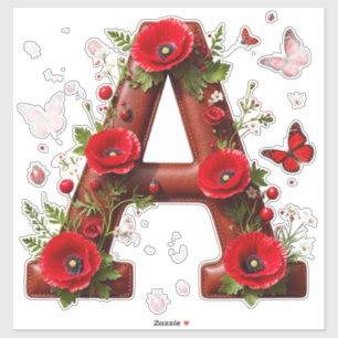🐞 Initial A For Personalized Floral Keepsakes 🦋