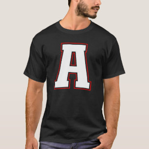 Initial A Monogram A Letter A Capital Alphabet T-Shirt